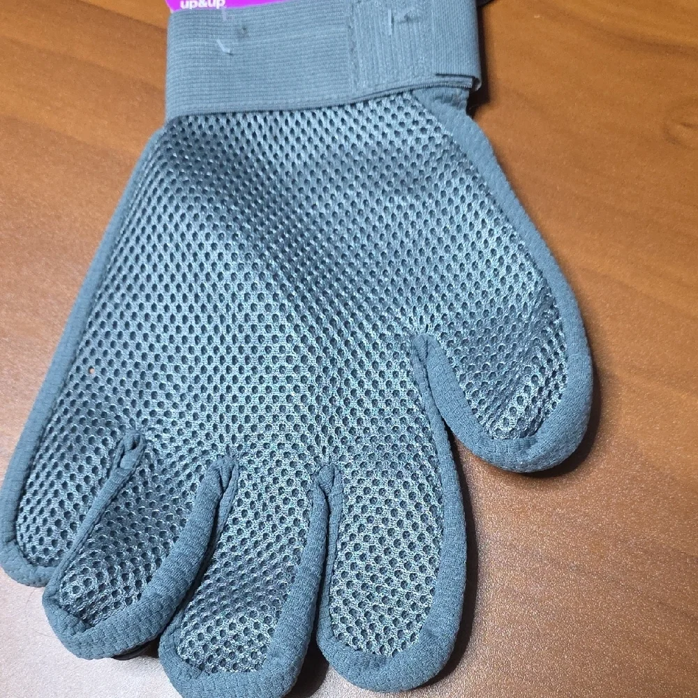 Up & Up Gray Pet Grooming Glove